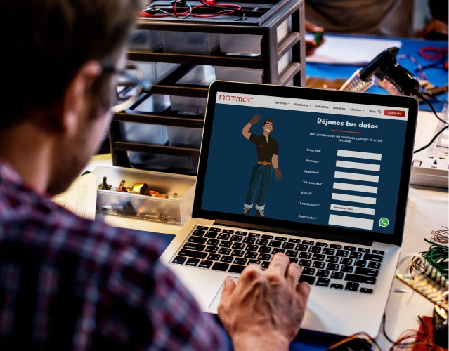 Páginas Corporativas Natmac Selfish