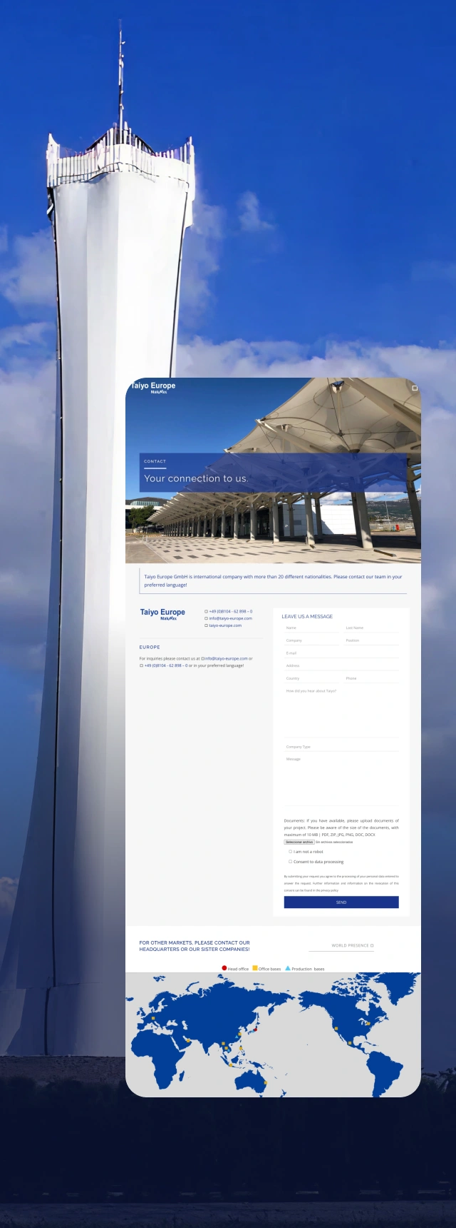 Diseño Taiyo Europe Selfish