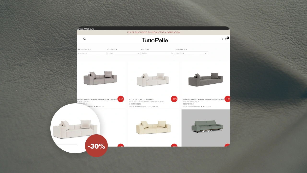 E-Commerce Tutto Pelle Selfish